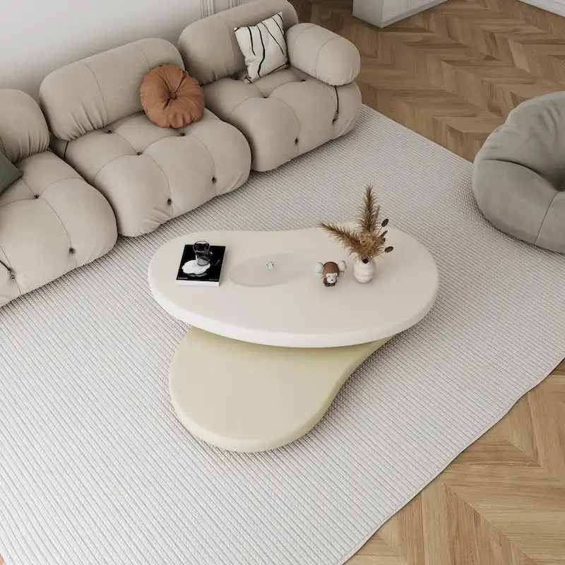 Modern Creative Rotating Coffee Table