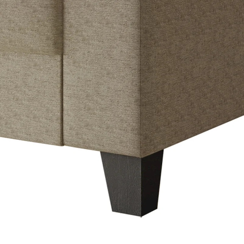 Simple Style Linen Upholstered Sofa