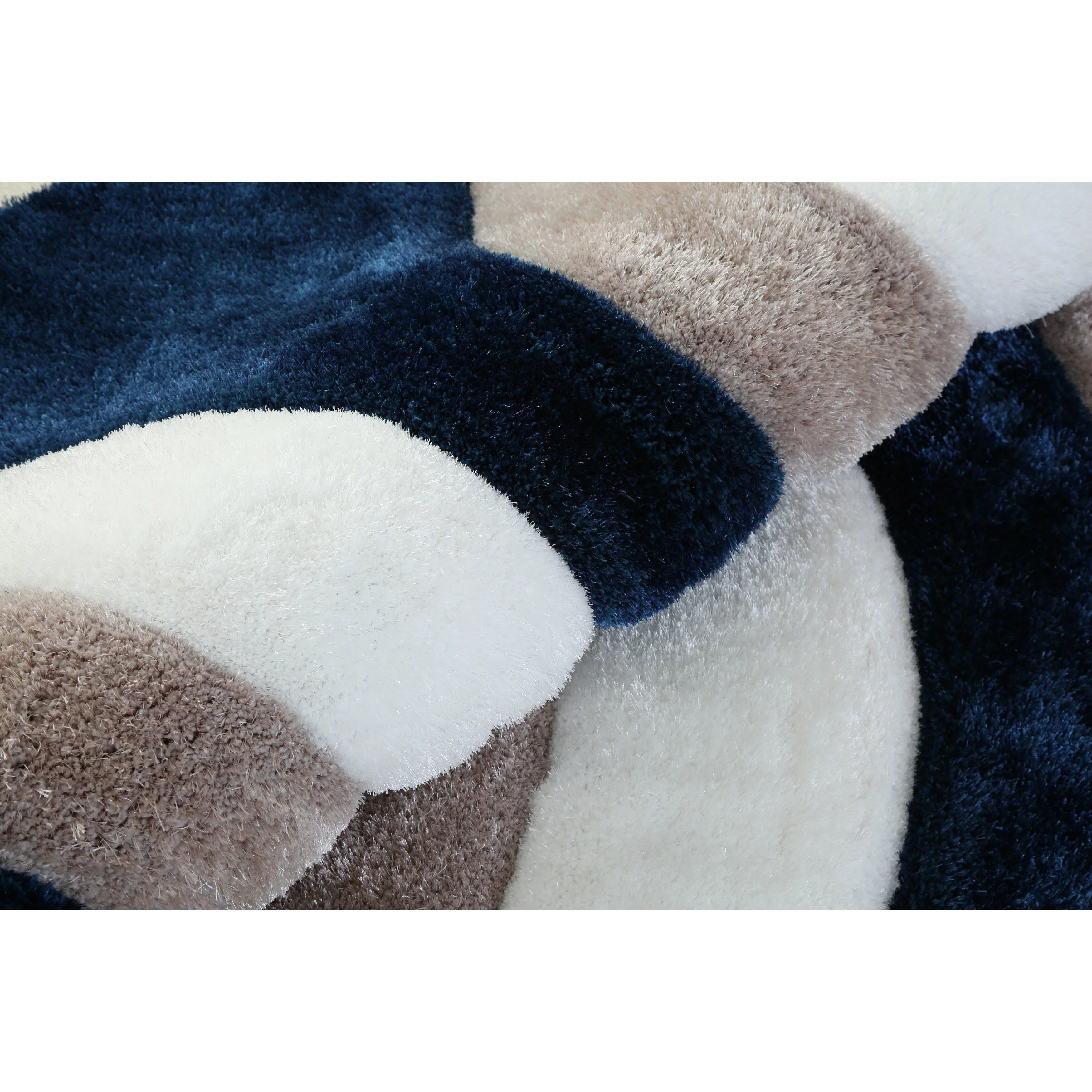 Mateos Shag Abstract Designed Area Rug