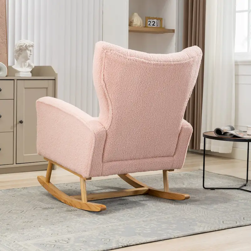 Tufted Rocking Chair Single Sofa Accent Rocker