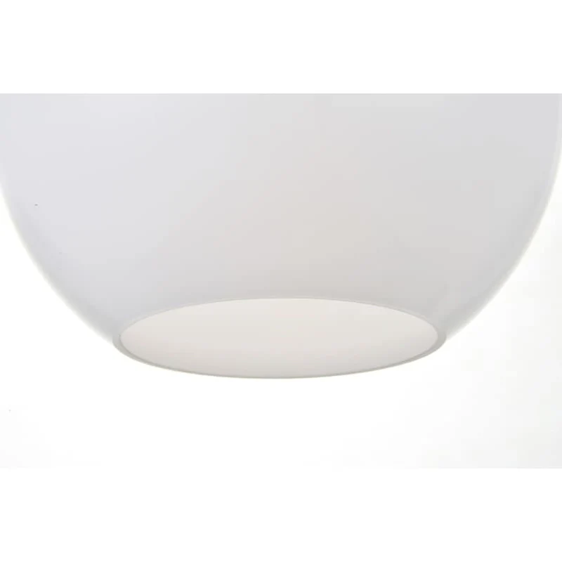 3-Light 36 inch Pendant with Frosted White Glass