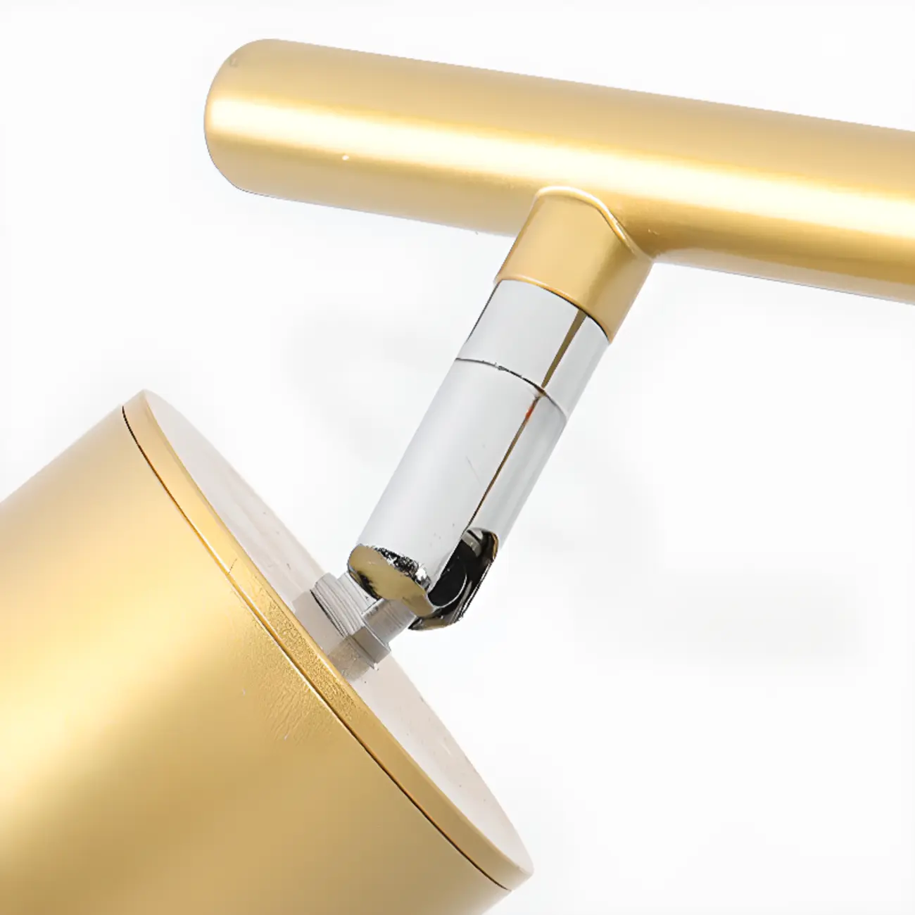 Modern Cylinder Semi-Flush Mount Metal Track Light