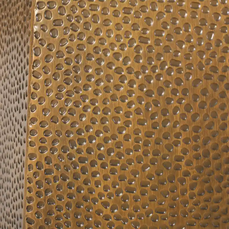 Pamsha Hammered Iron Geometric Side Table by Christopher Knight Home