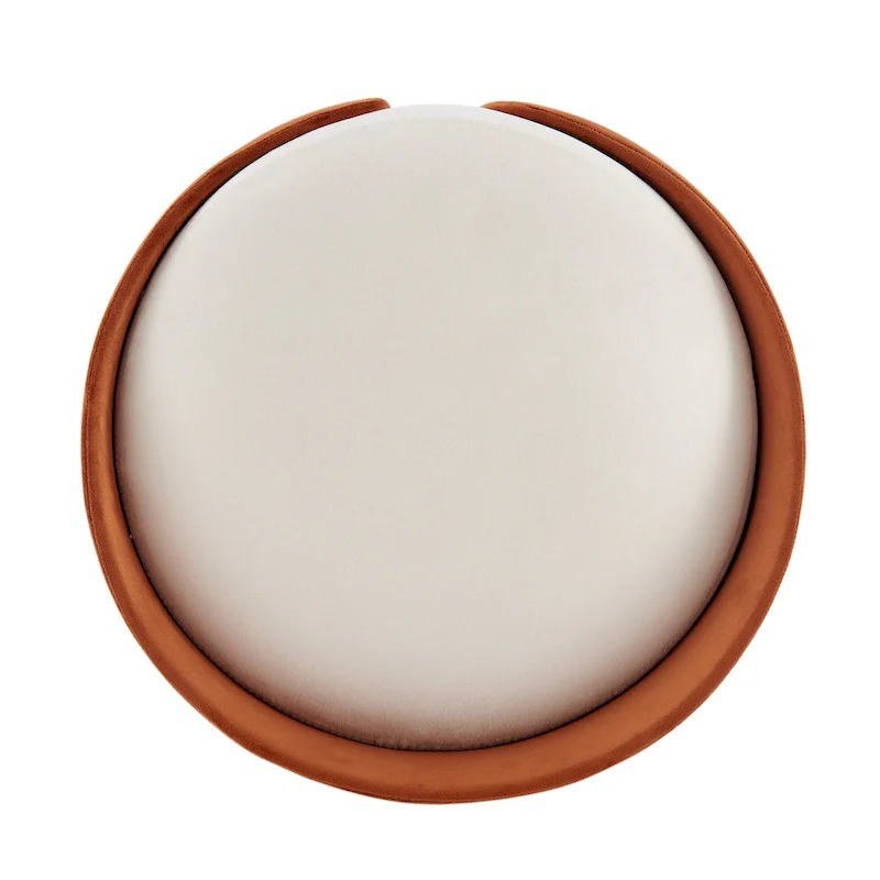 Vinda Velvet Fabric Ottoman