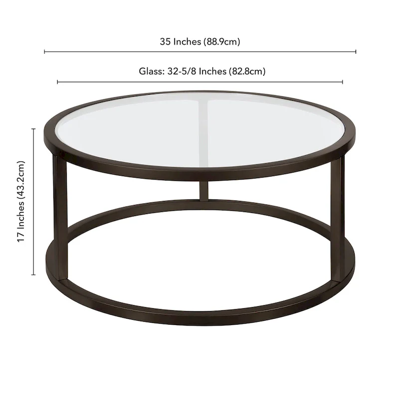 Round Metal Coffee Table