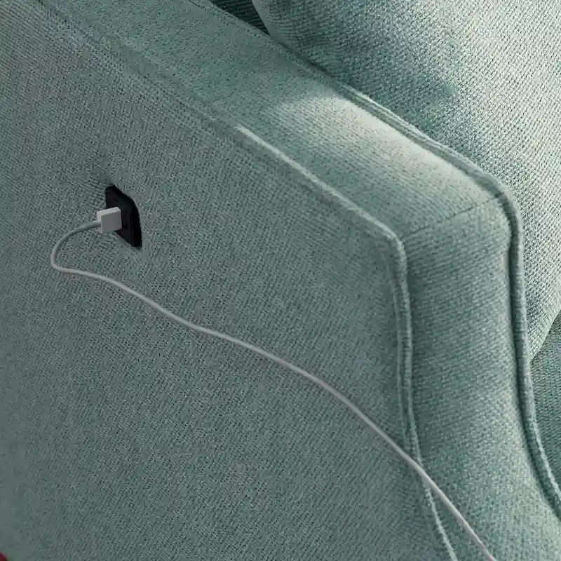 Modern Loveseat Sofa with USB Charge