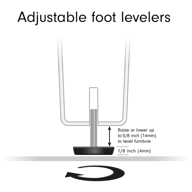 Hera 19.63 Wide Round Side Table with Clear Glass Shelf