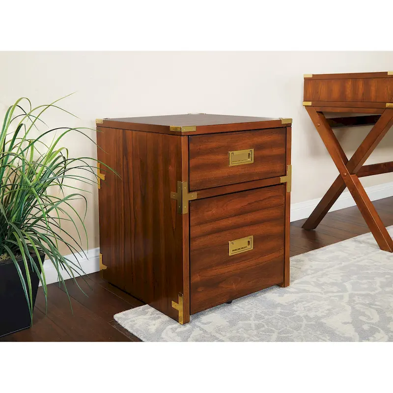 OSP Home Furnishings Wellington 2 Drawer File Cabinet