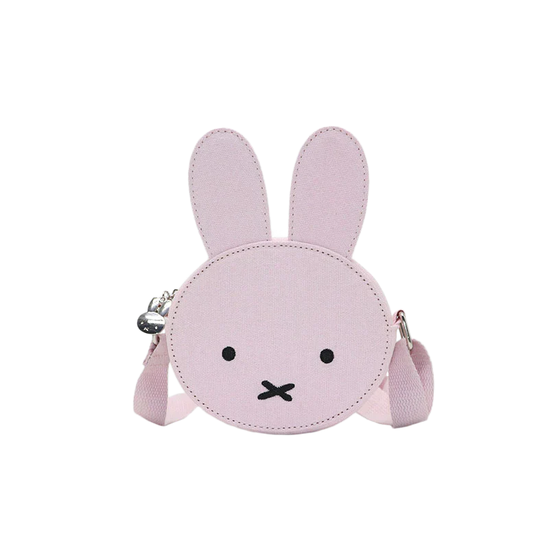 Miffy Crossbody Bag Canvas Ears Pink Small