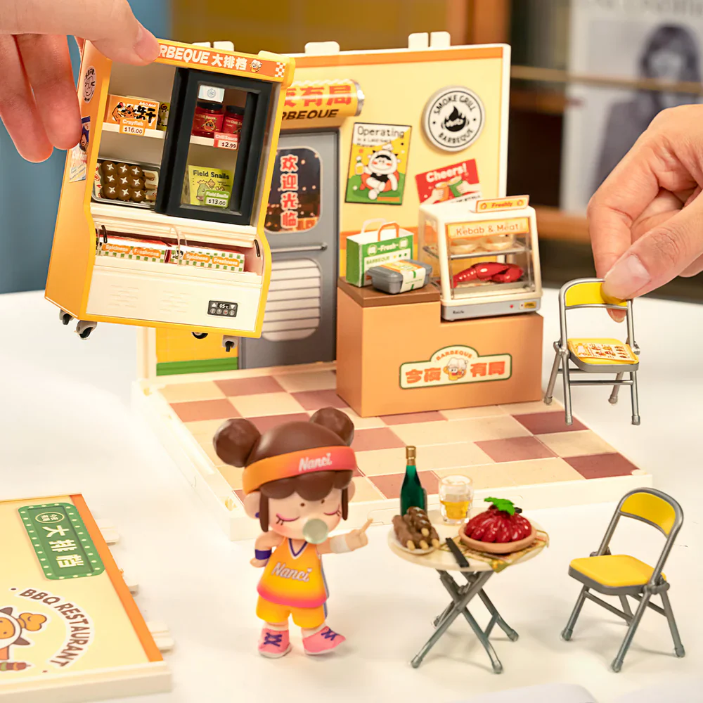 Robotime Rolife Night Out Food Stall DIY Miniature House DW022