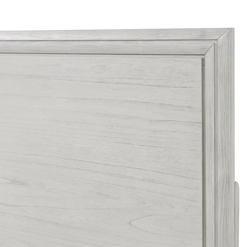 Furniture of America Klasiin Rustic White Wood Panel Bed