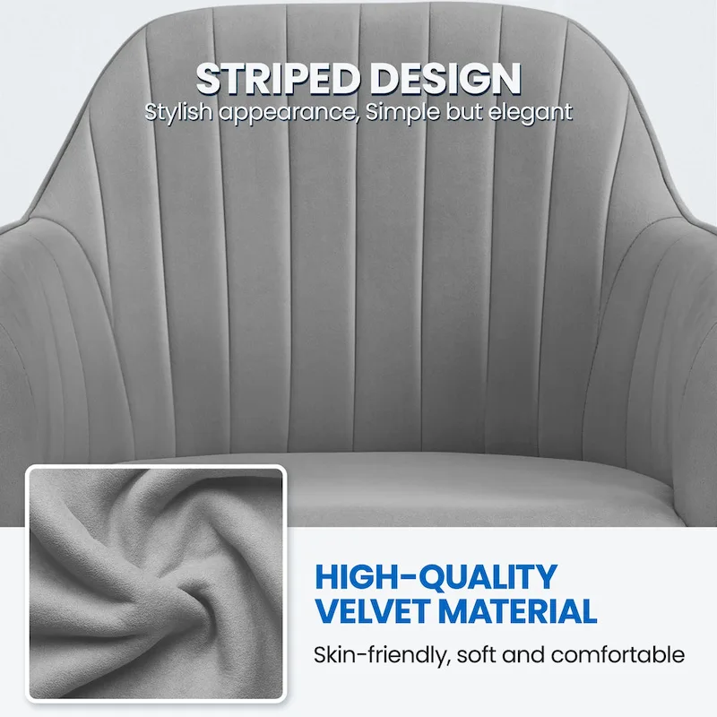 Yaheetech Desk Chair Height-Adjustable Swivel Computer Chair