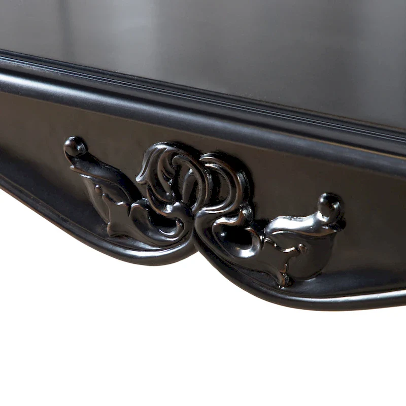 Furniture of America Clarissa Traditional Solid Wood Coffee Table with Carved Legs