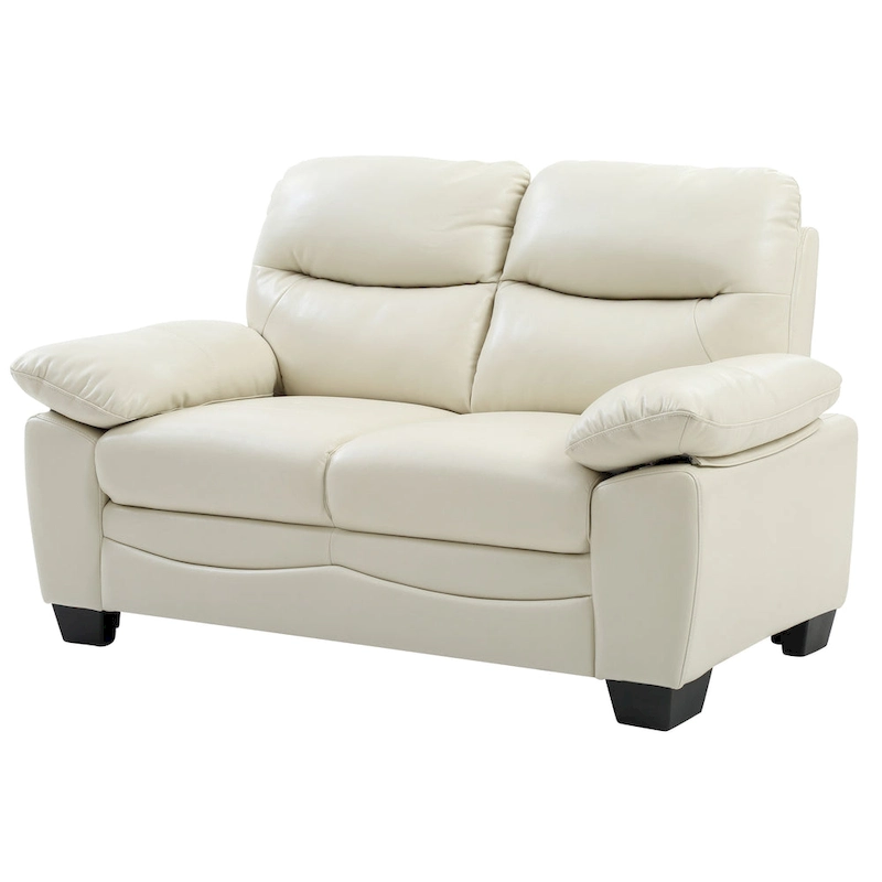 Marta Faux Leather Loveseat