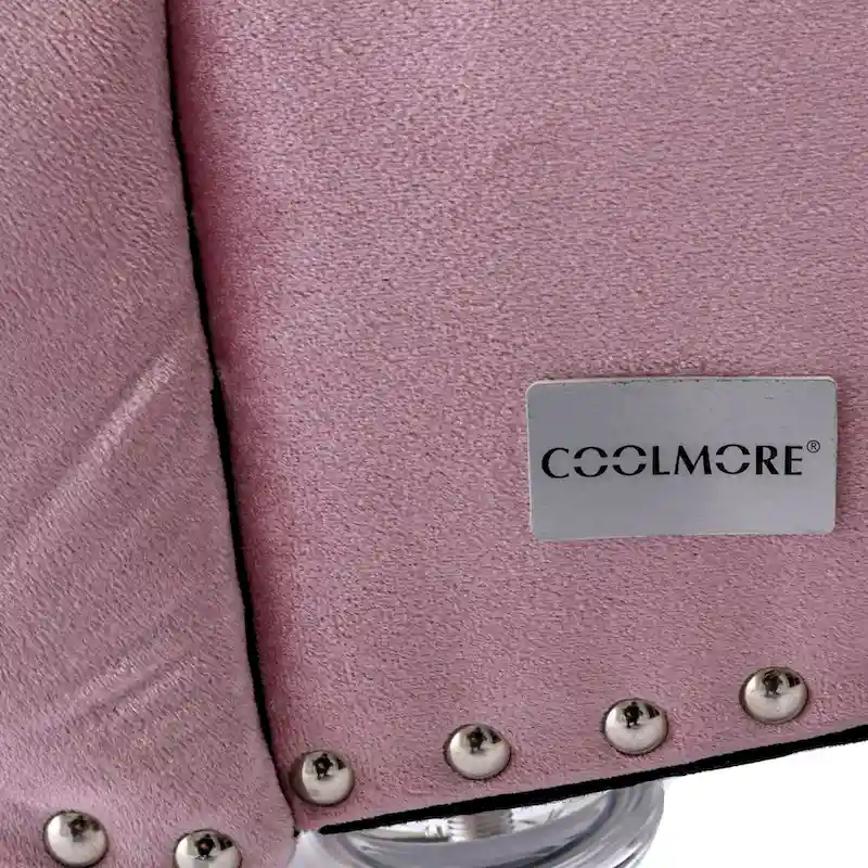 Button-Tufted Upholstered Velvet Recliner Chaise with Pillow and Acrylic Feet