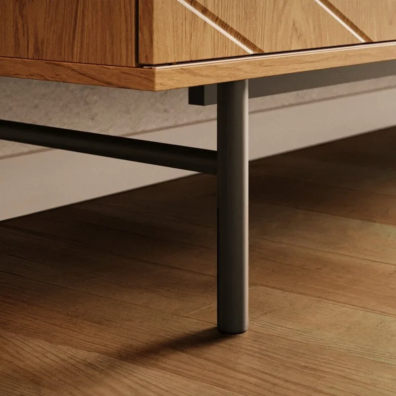 70.6 Media Console Oak Effect TV Stand