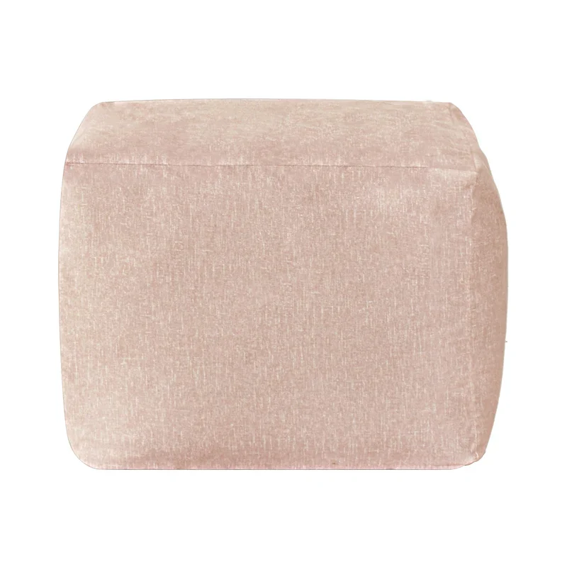CraftPorch Glam 24 Inch Velvet Upholstered Pouf