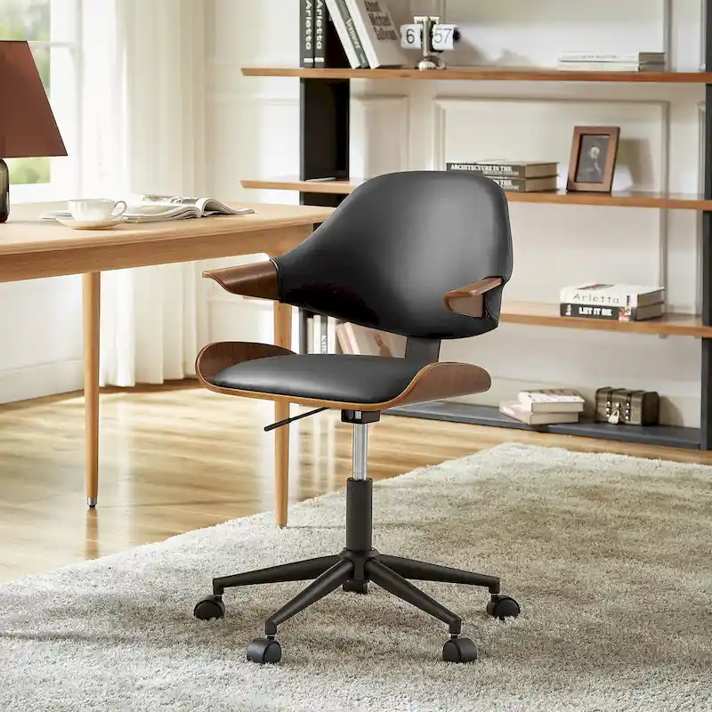 Adjustable and Rolling Desk Chair