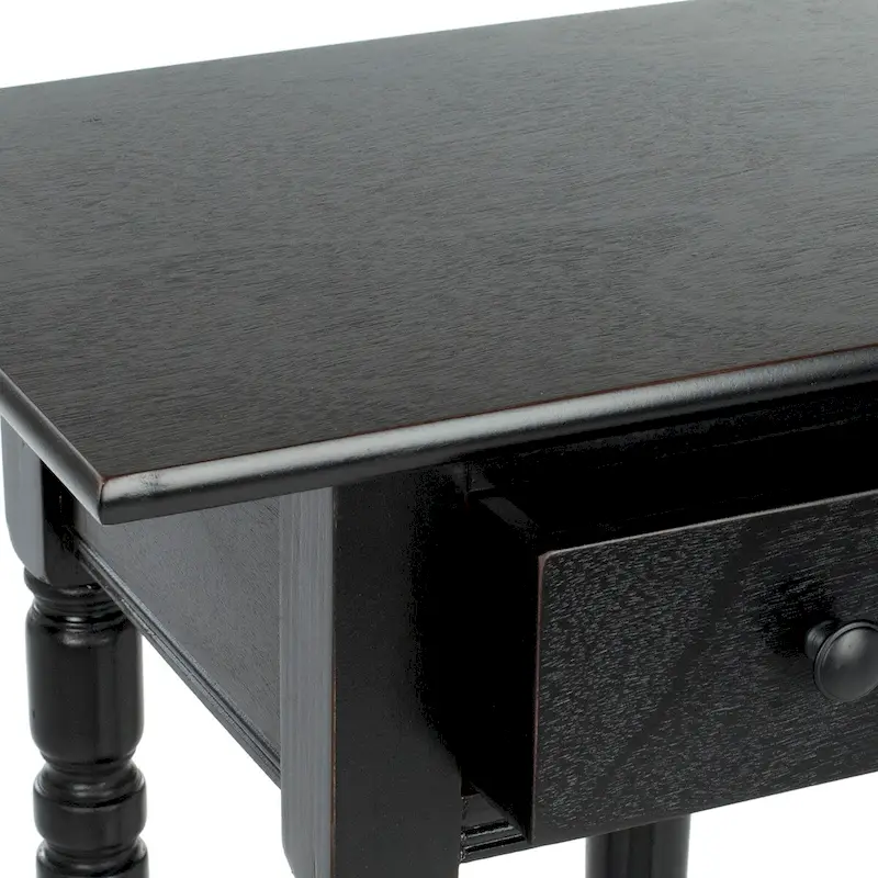 SAFAVIEH Arrie Black Accent Table - 17.7 x 13.8 x 31.9 - 18Wx14Dx32H