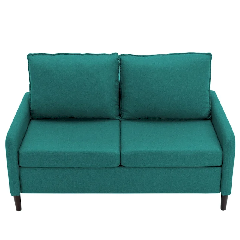 Living Room Loveseat Linen Sofa