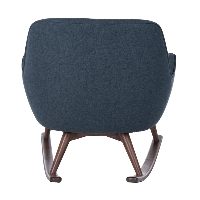 SAFAVIEH Couture Breeda Mid-Century Rocking Chair - 32Wx37Dx32H