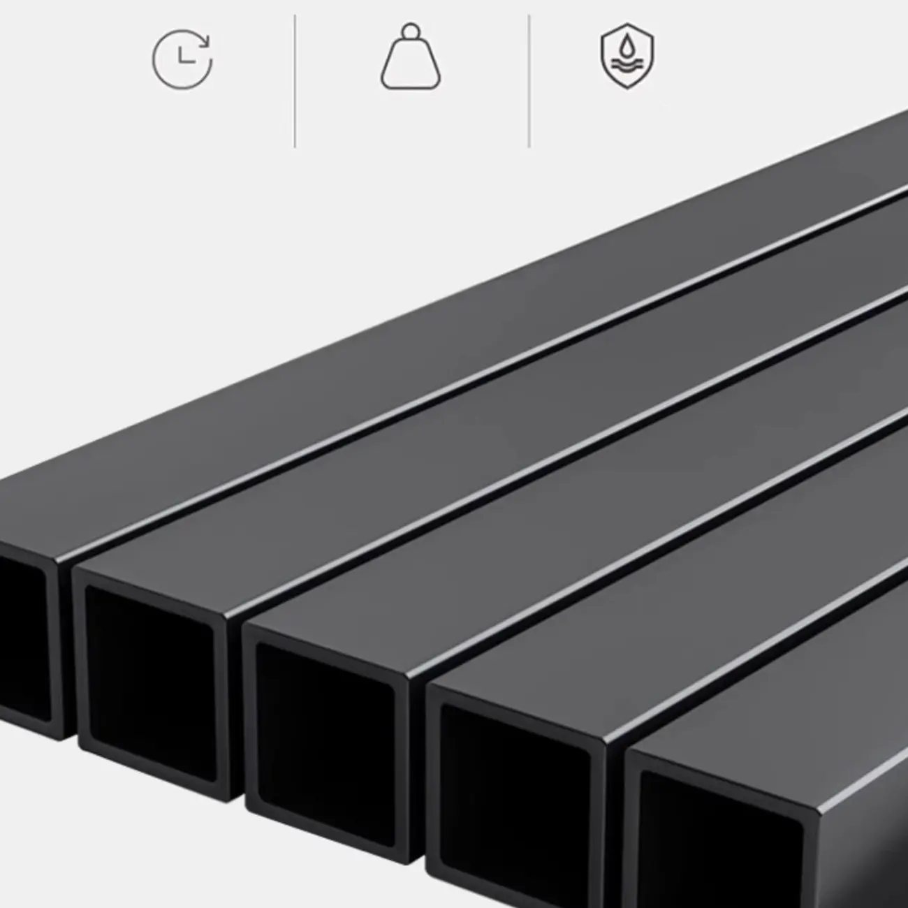 Modern White Round Nesting Coffee Table Set with Steel Base