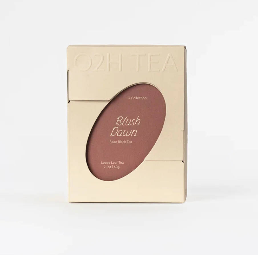 O2H Tea Blush Dawn (Rose Black Tea) Loose Leaf