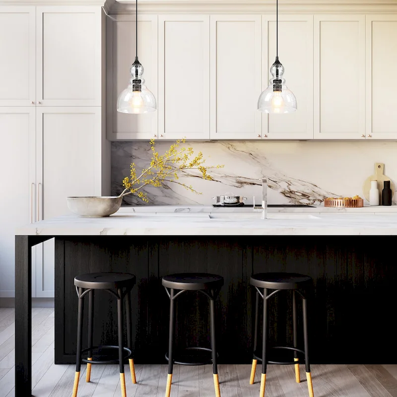 1- Light Single Teardrop Pendant