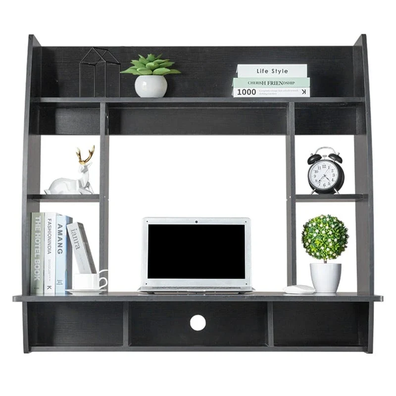 39 Exquisite Room-saving Wall Built-up Computer Desk