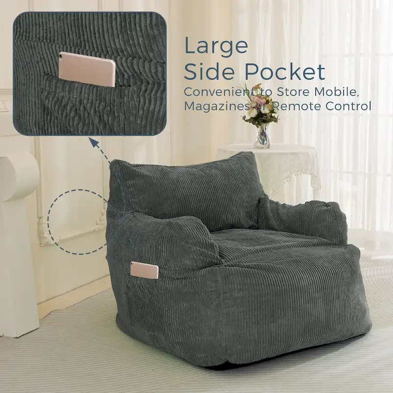 Big Stuffed Lazy Sofa Bean Bag Chair