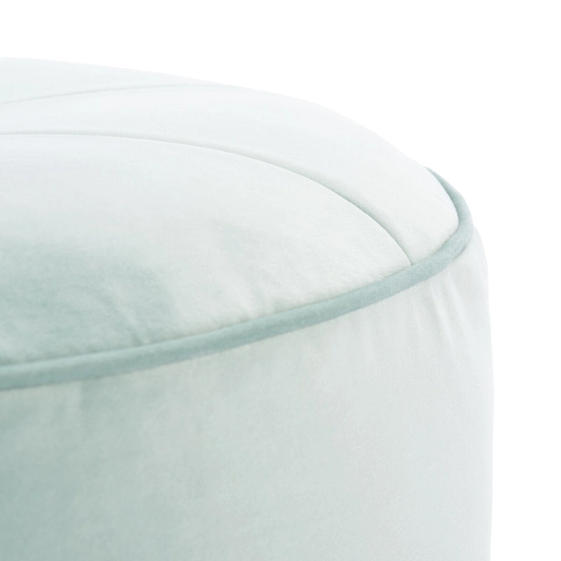 SAFAVIEH Maia Round Velvet Pouf Ottoman