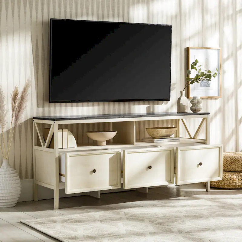 Middlebrook 60-inch Rustic 3-Drawer TV Stand