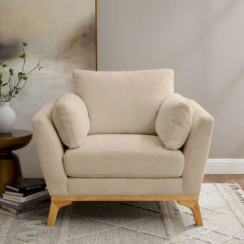 VANOMi 41.7 Modern Flared Arm Accent Chair