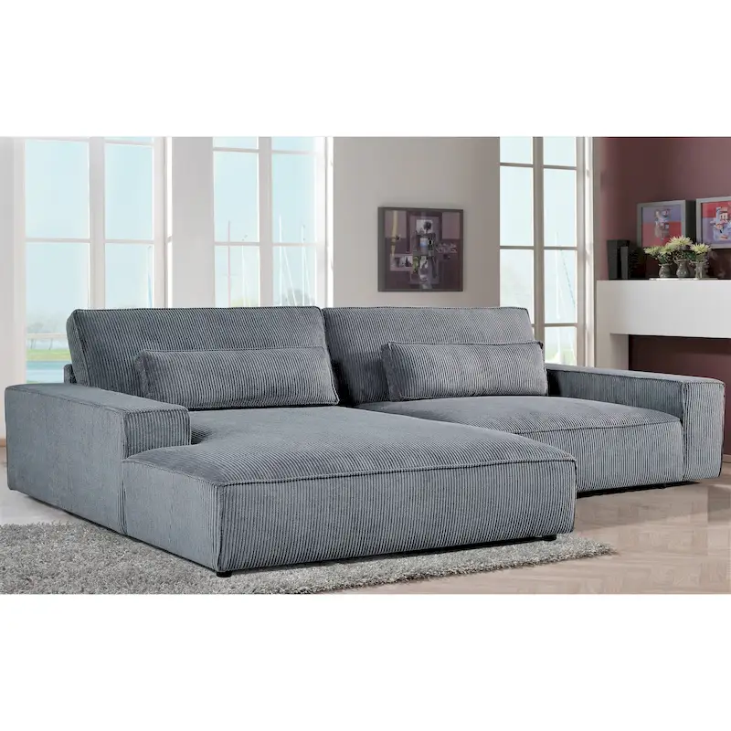 105.52-Inch Ultra-Wide Luxury Modular Sofa with Solid Wood Frame