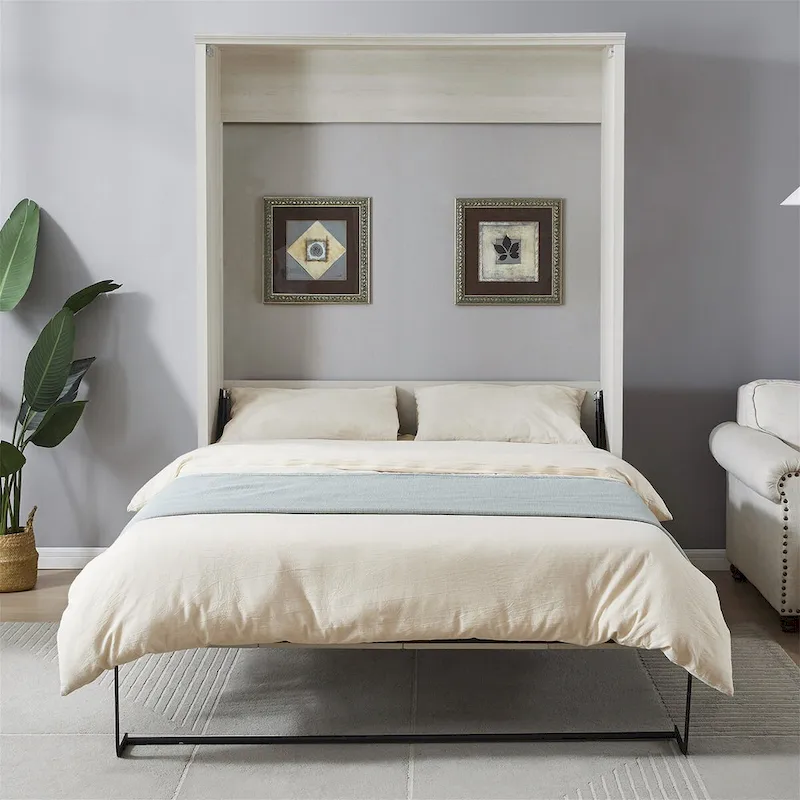 Murphy Wall Bed Cabinet Space-Saving Bed by Harper&Bright Designs