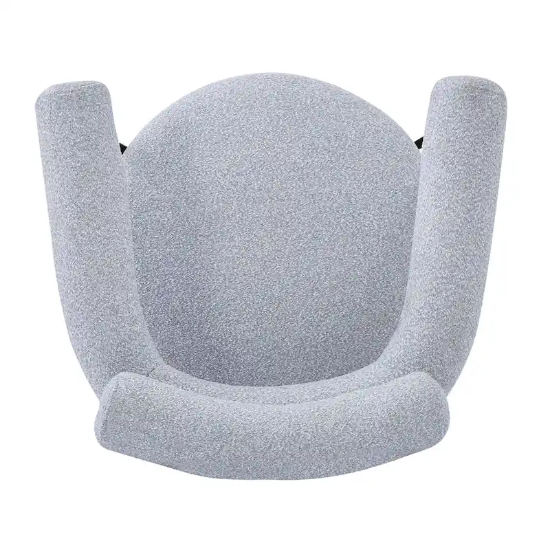 Naci Modern Fabric Arm Dining Chairs with Metal legs by Christopher Knight Home