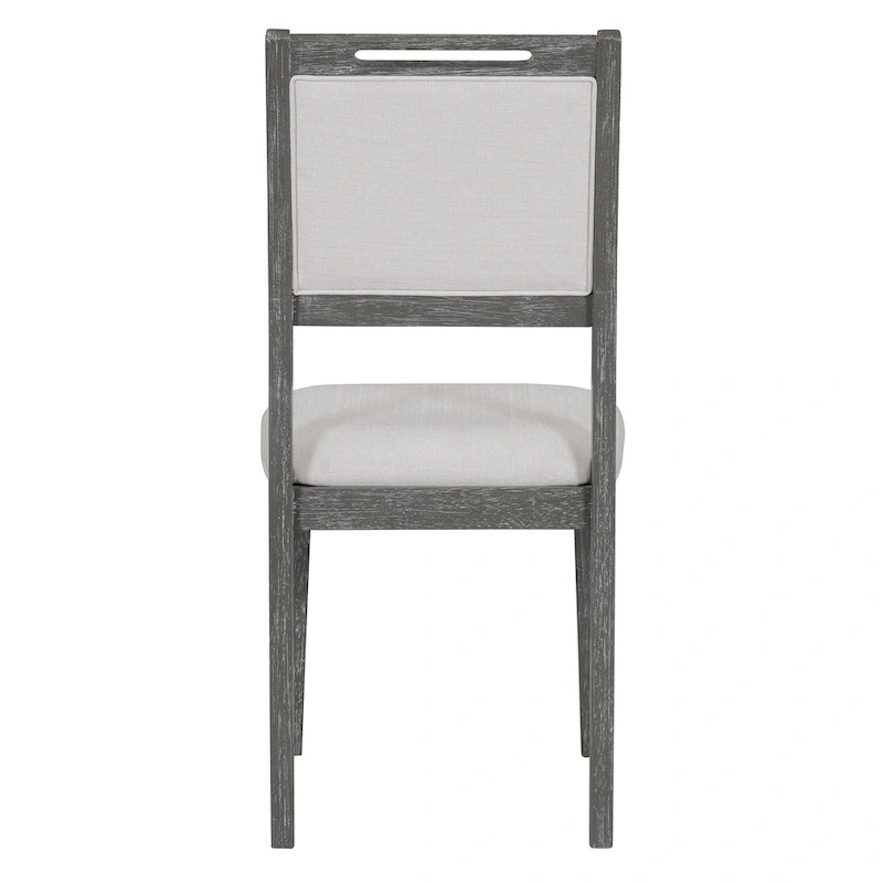 6 Pcs Dining Table Set, Wood Dining Kitchen Table and Chairs Set with Rectangular Table, 4 Upholstered Chairs and 1 Bench