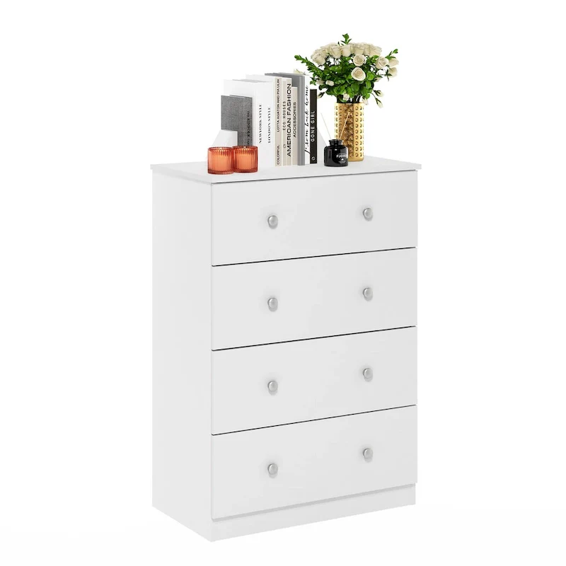 Furinno Tidur Simple Design 4-Drawer Dresser