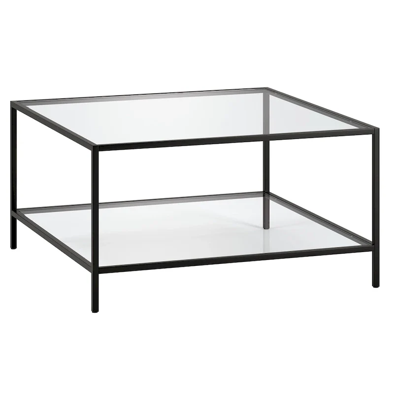 Sivil 32 Square Coffee Table with Shelf