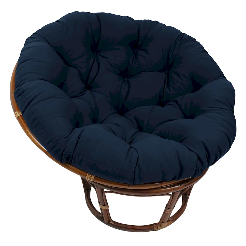 48-inch Solid Twill Papasan Cushion (Cushion Only)