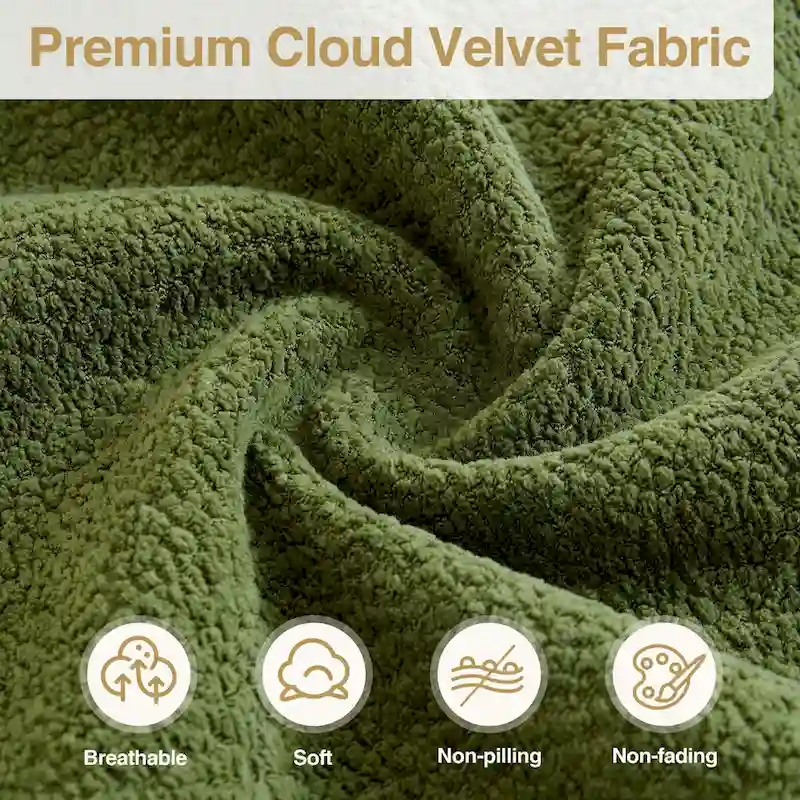 HOOOWOOO L-Shaped Upholstered Sofa Couch with Metal Legs