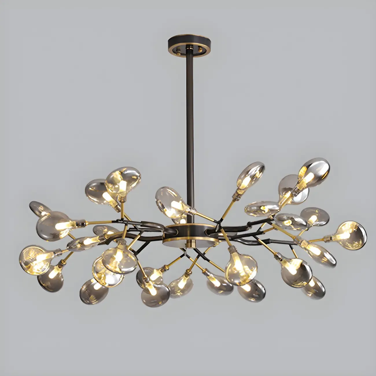 Modern Gold Metal Fireflies Island Pendant Light