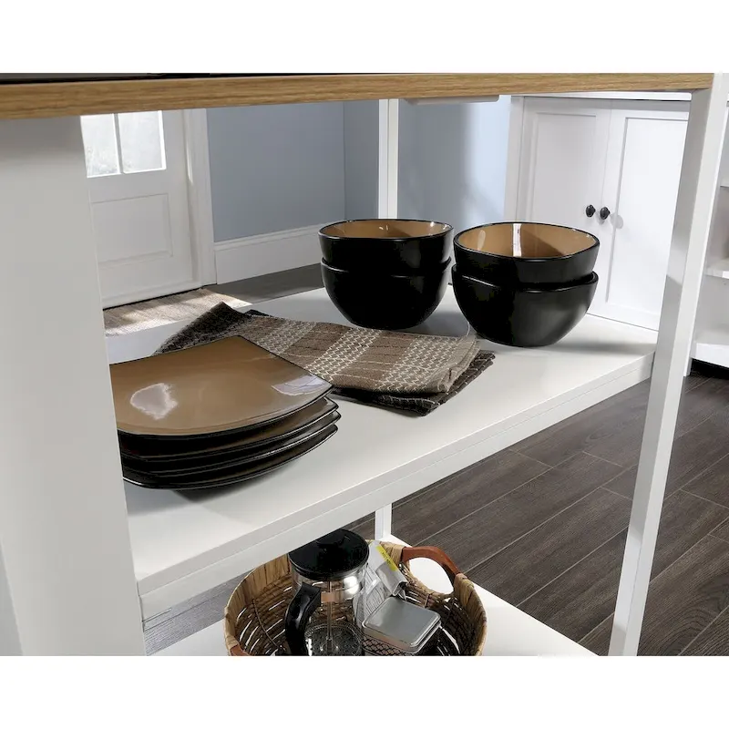 Kitchen Island Baltic Oak/white