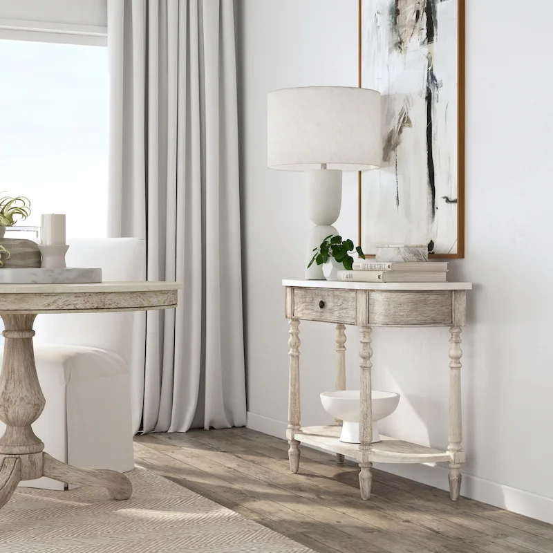 Butler Danielle Marble Console Table