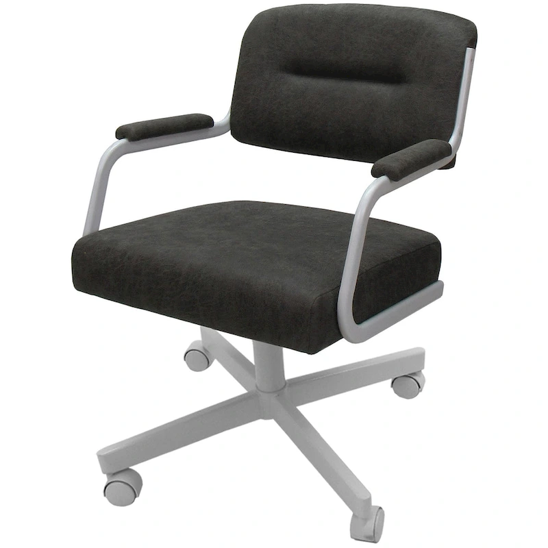 Swivel Kitchen Dining Caster Chair with Wheels - M-110 - N/A
