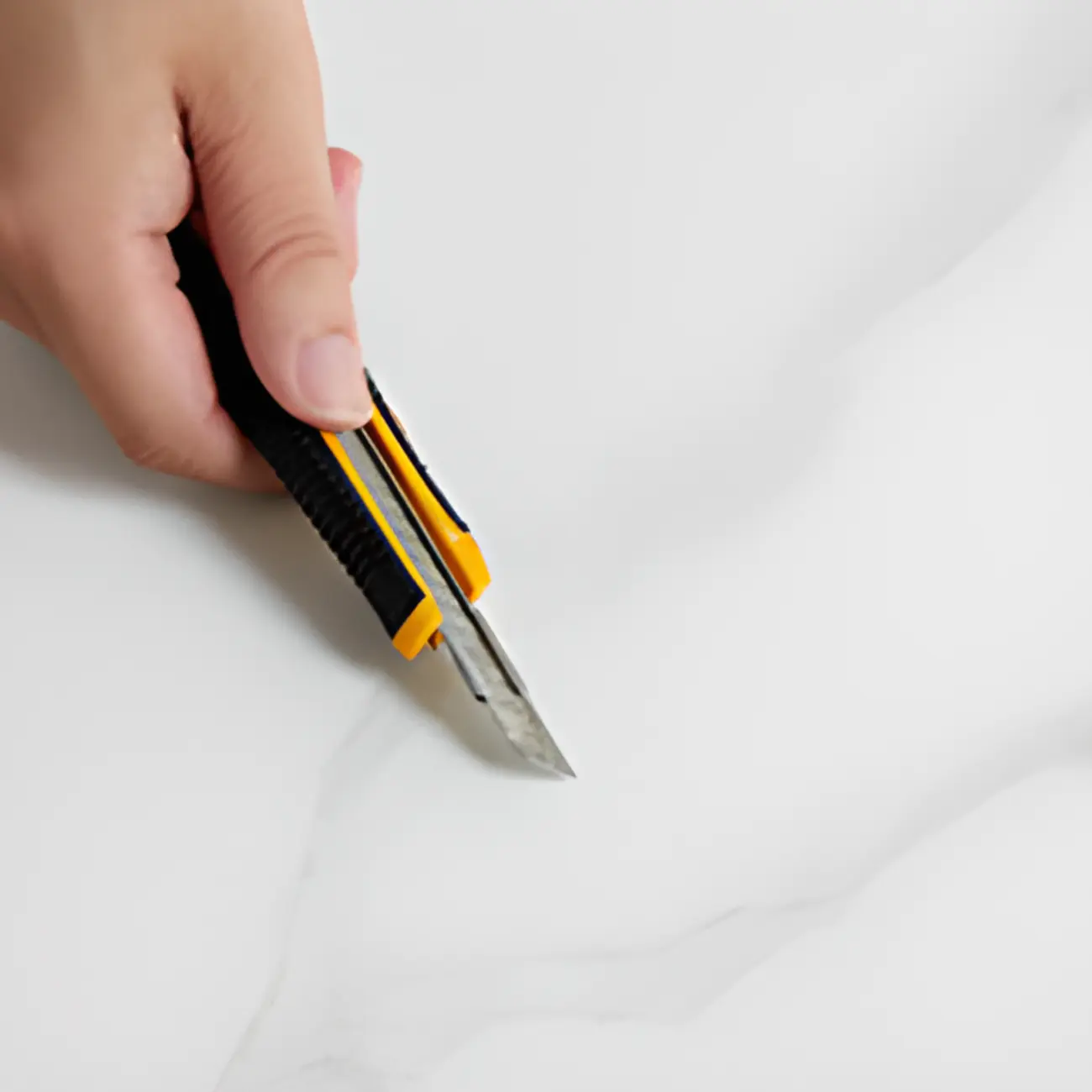 Trendy Narrow Stone Countertop 2 Tiers Drawer Nightstand