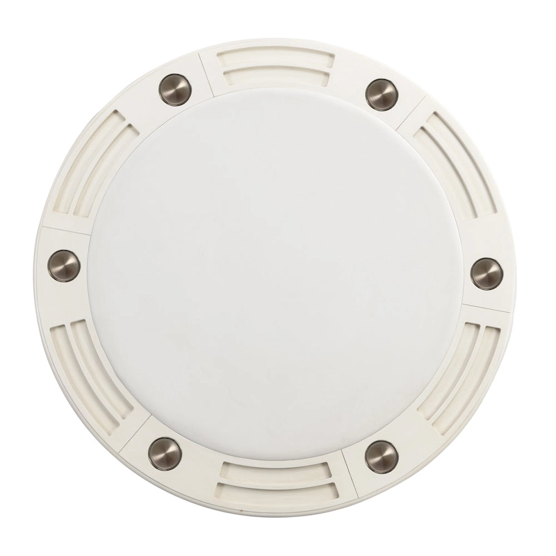 Nami Traditional Antique White 54-inch Wood Round Game Table by Furniture of America