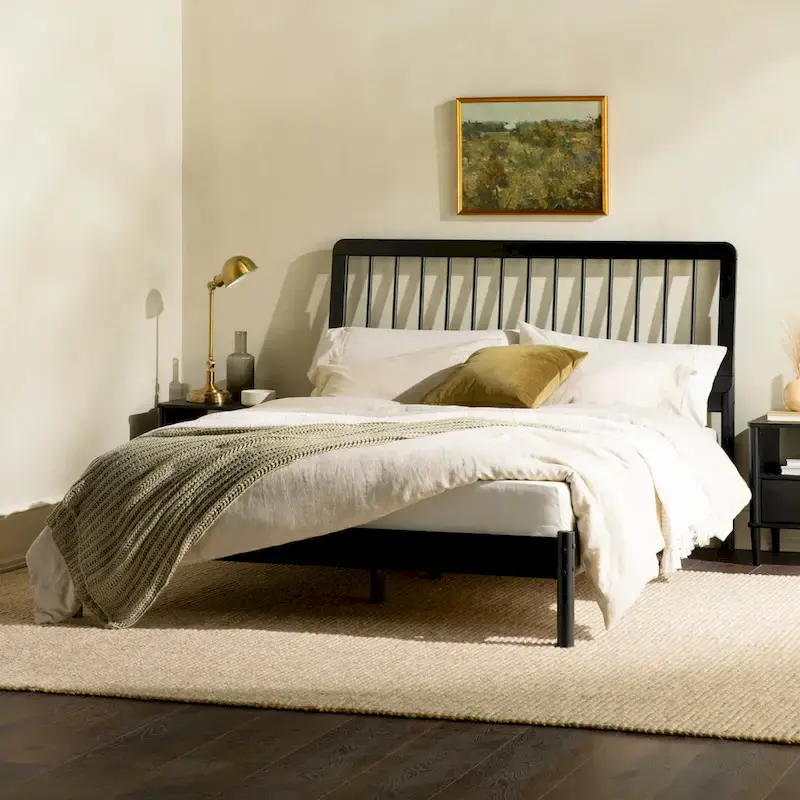 Middlebrook Designs Boho Solid Wood Queen Spindle Bed