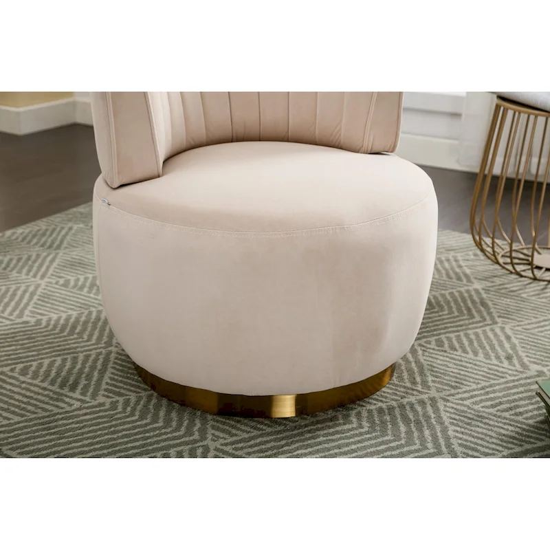 360 Degree Swivel Cuddle Barrel Accent Chair
