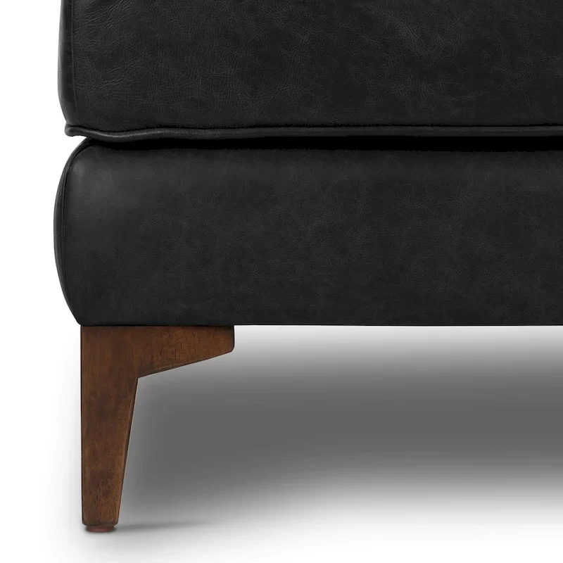 Poly & Bark Essex Ottoman - Full Grain Genuine Italian Leather